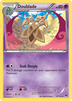 Doublade #61 Doublade - BREAKpoint - #61 - Pokemon TCG card