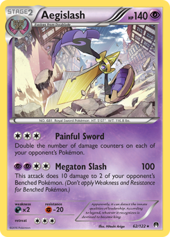 Aegislash - BREAKpoint - #62 - Pokemon TCG card