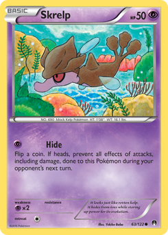 Skrelp - BREAKpoint - #63 - Pokemon TCG card