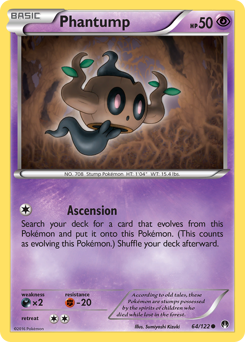 Phantump - BREAKpoint - #64 - Pokemon TCG card