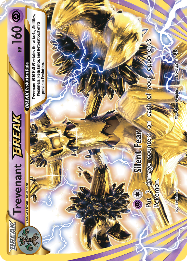 Trevenant BREAK - BREAKpoint - #66 - Pokemon TCG card