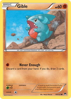 Gible #68 Gible - BREAKpoint - #68 - Pokemon TCG card