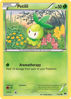 Petilil #7 Petilil - BREAKpoint - #7 - Pokemon TCG card