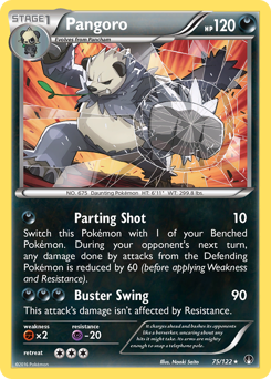 Pangoro - BREAKpoint - #75 - Pokemon TCG card