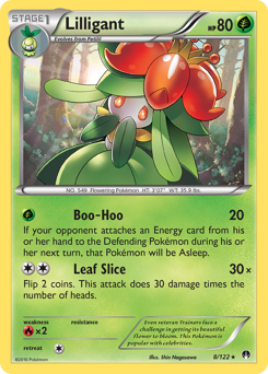 Lilligant #8 Lilligant - BREAKpoint - #8 - Pokemon TCG card