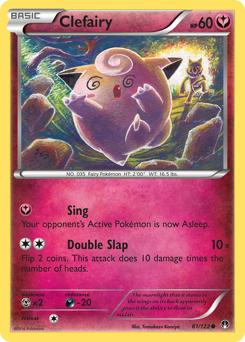 Clefairy - BREAKpoint - #81 - Pokemon TCG card