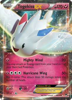 Togekiss-EX - BREAKpoint - #83 - Pokemon TCG card
