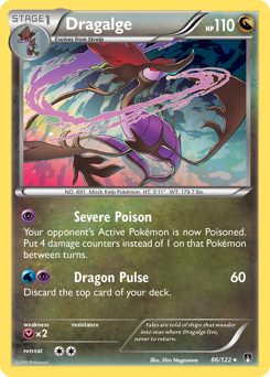 Dragalge - BREAKpoint - #86 - Pokemon TCG card
