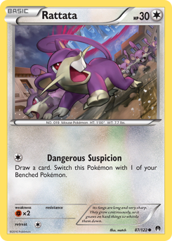 Rattata #87 Rattata - BREAKpoint - #87 - Pokemon TCG card