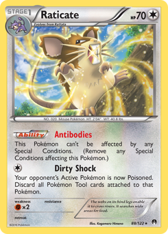 Raticate - BREAKpoint - #88 - Pokemon TCG card