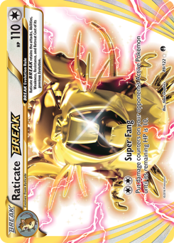 Raticate BREAK - BREAKpoint - #89 - Pokemon TCG card