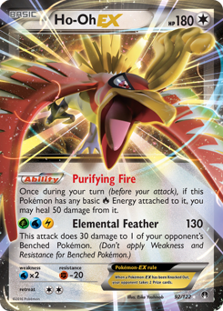 Ho-Oh-EX #92 Ho-Oh-EX - BREAKpoint - #92 - Pokemon TCG card
