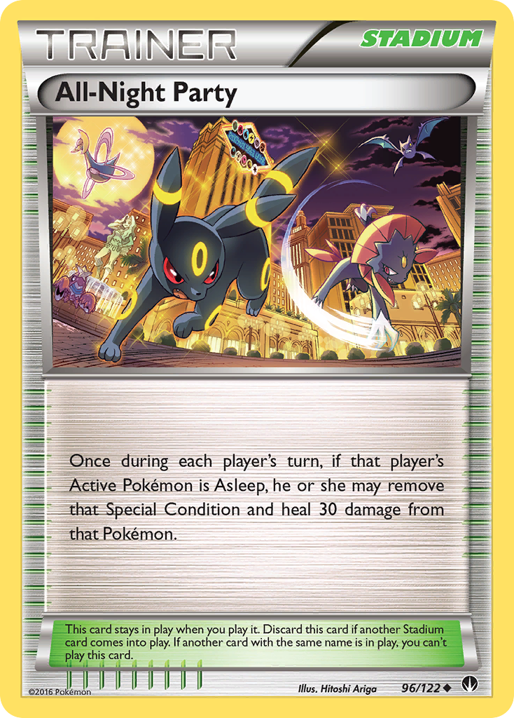 All-Night Party - BREAKpoint - #96 - Pokemon TCG card