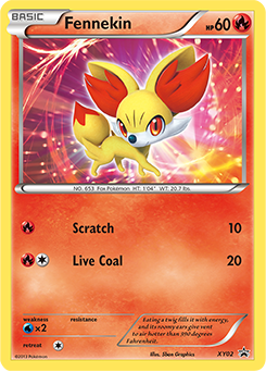 Fennekin - XY Black Star Promos - #XY02 - Pokemon TCG card