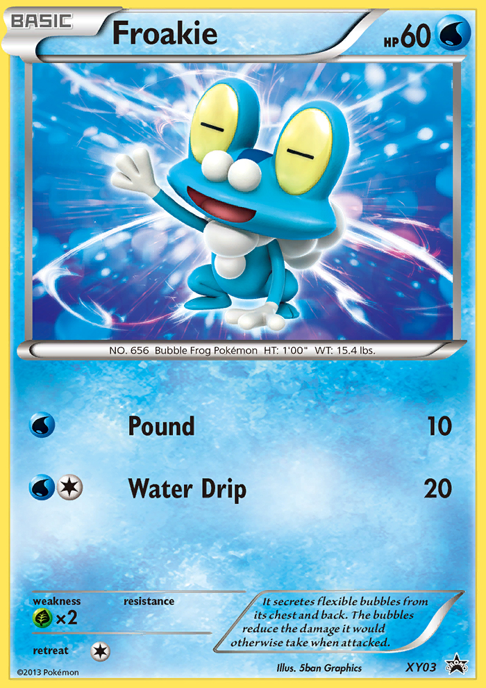 Froakie - XY Black Star Promos - #XY03 - Pokemon TCG card