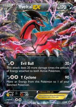 Yveltal-EX #XY08 Yveltal-EX - XY Black Star Promos - #XY08 - Pokemon TCG card