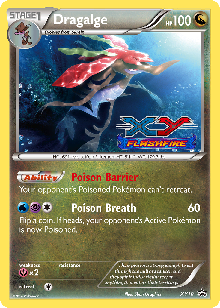 Dragalge - XY Black Star Promos - #XY10 - Pokemon TCG card