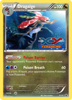 Dragalge - XY Black Star Promos - #XY10 - Pokemon TCG card