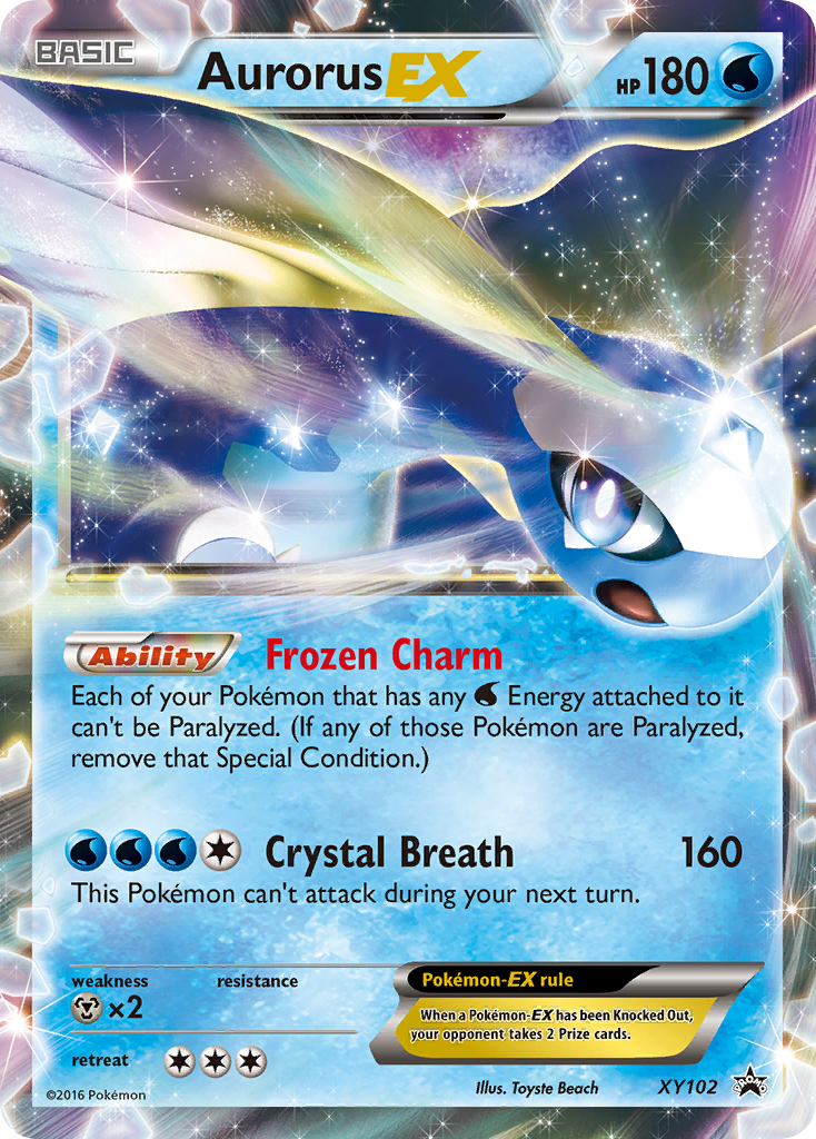Aurorus-EX - XY Black Star Promos - #XY102 - Pokemon TCG card