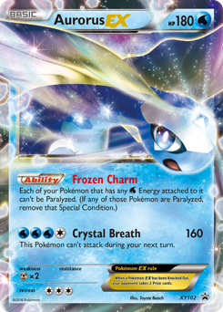 Aurorus-EX #XY102 Aurorus-EX - XY Black Star Promos - #XY102 - Pokemon TCG card