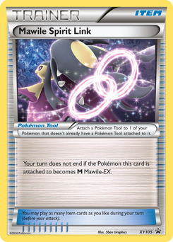 Mawile Spirit Link #XY105 Mawile Spirit Link - XY Black Star Promos - #XY105 - Pokemon TCG card