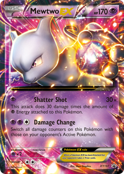 Mewtwo-EX - XY Black Star Promos - #XY107 - Pokemon TCG card