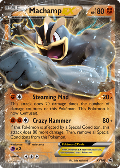 Machamp-EX - XY Black Star Promos - #XY108 - Pokemon TCG card