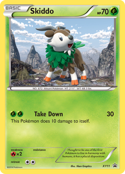 Skiddo - XY Black Star Promos - #XY11 - Pokemon TCG card