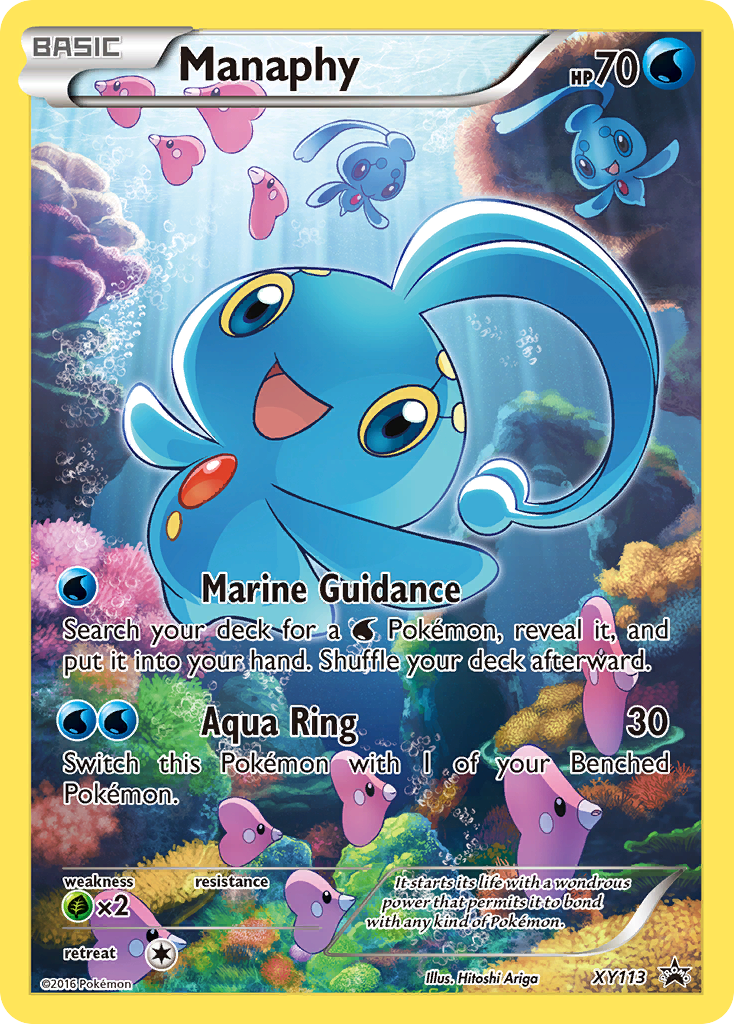 Manaphy - XY Black Star Promos - #XY113 - Pokemon TCG card