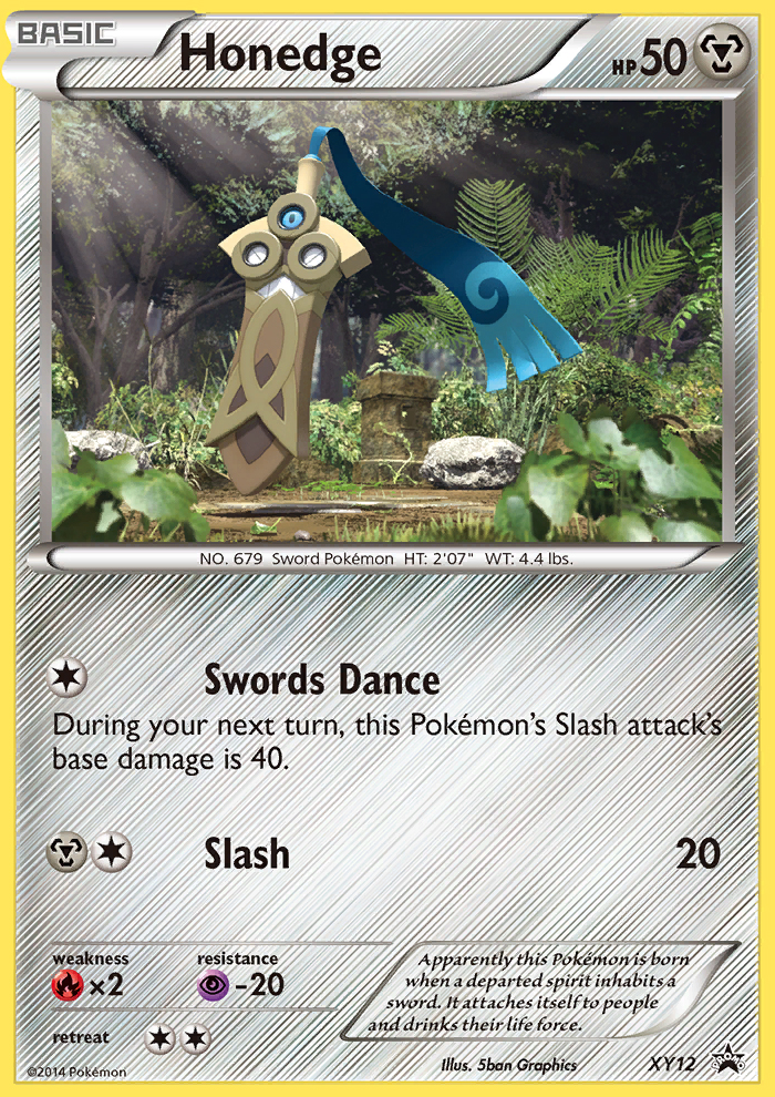 Honedge - XY Black Star Promos - #XY12 - Pokemon TCG card