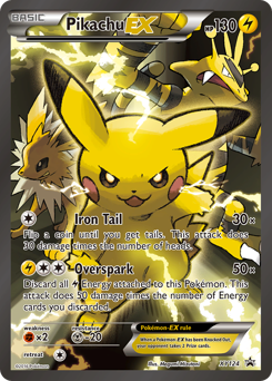 Pikachu-EX #XY124 Pikachu-EX - XY Black Star Promos - #XY124 - Pokemon TCG card