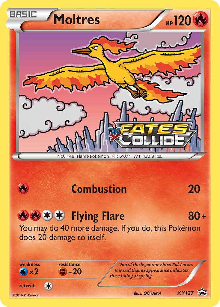 Moltres - XY Black Star Promos - #XY127 - Pokemon TCG card