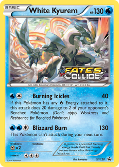 White Kyurem - XY Black Star Promos - #XY128 - Pokemon TCG card