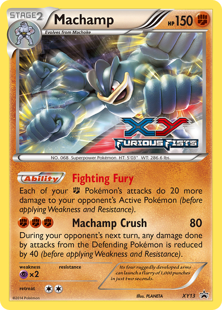 Machamp - XY Black Star Promos - #XY13 - Pokemon TCG card