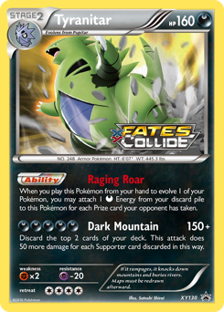 Tyranitar - XY Black Star Promos - #XY130 - Pokemon TCG card