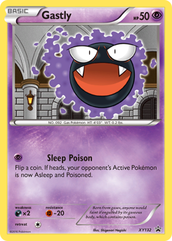 Gastly - XY Black Star Promos - #XY132 - Pokemon TCG card
