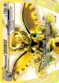 Noctowl BREAK #XY136 Noctowl BREAK - XY Black Star Promos - #XY136 - Pokemon TCG card