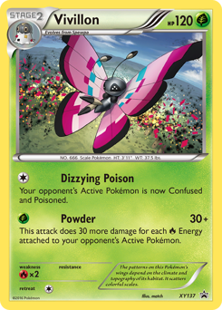 Vivillon - XY Black Star Promos - #XY137 - Pokemon TCG card