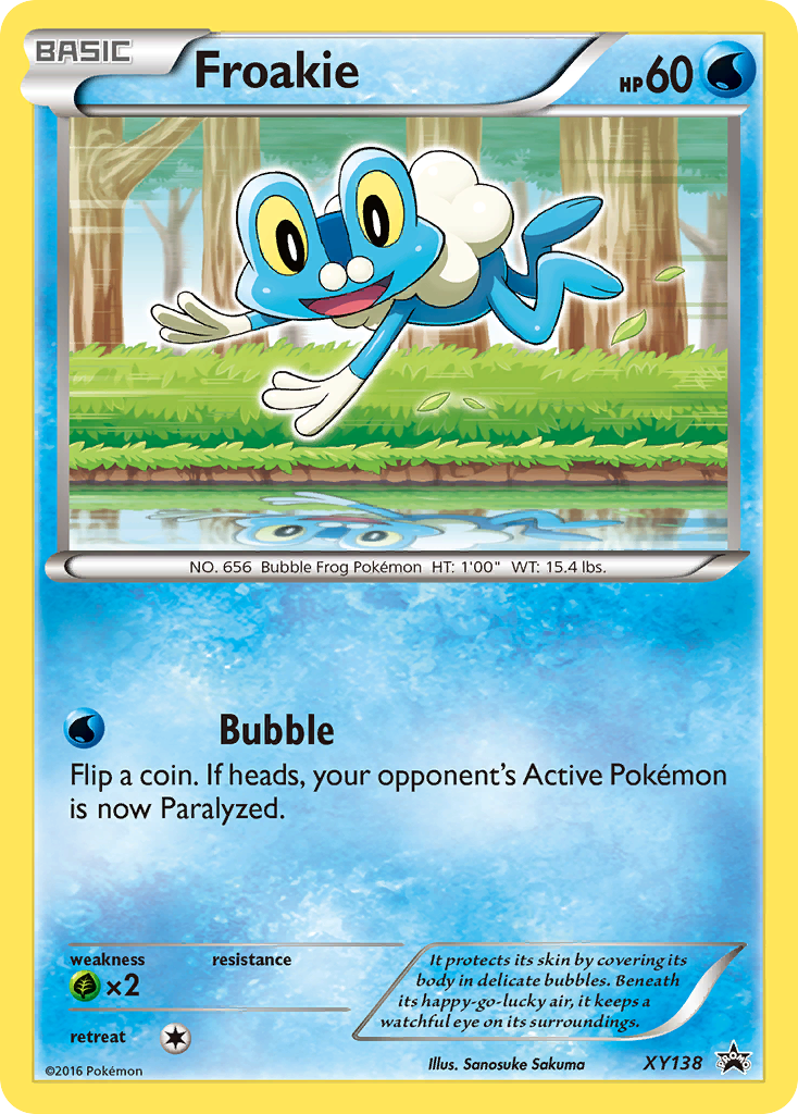 Froakie - XY Black Star Promos - #XY138 - Pokemon TCG card