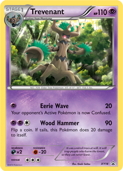 Trevenant - XY Black Star Promos - #XY14 - Pokemon TCG card