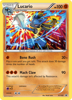 Lucario #XY140 Lucario - XY Black Star Promos - #XY140 - Pokemon TCG card
