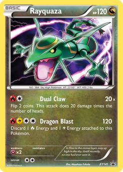 Rayquaza #XY141 Rayquaza - XY Black Star Promos - #XY141 - Pokemon TCG card