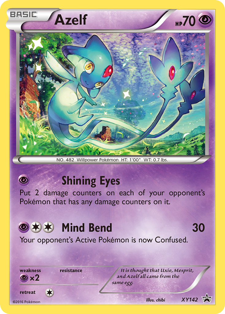 Azelf - XY Black Star Promos - #XY142 - Pokemon TCG card