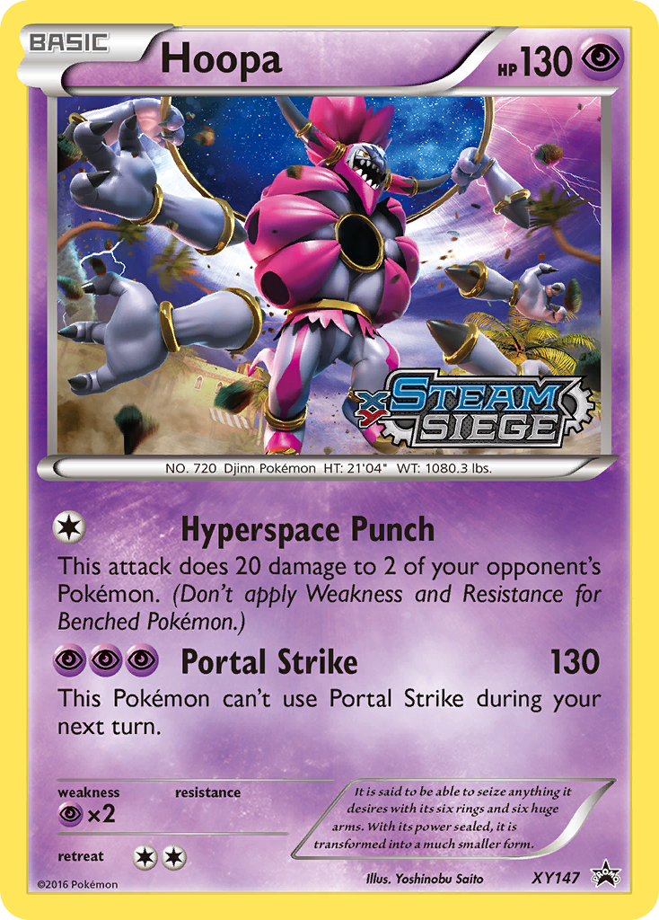 Hoopa - XY Black Star Promos - #XY147 - Pokemon TCG card