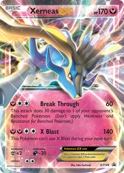 Xerneas-EX - XY Black Star Promos - #XY149 - Pokemon TCG card