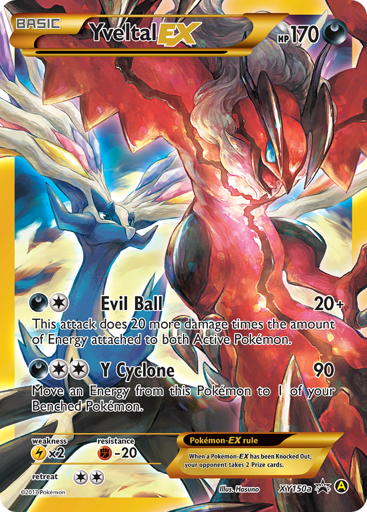 Yveltal-EX - XY Black Star Promos - #XY150a - Pokemon TCG card
