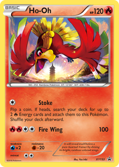 Ho-Oh #XY153 Ho-Oh - XY Black Star Promos - #XY153 - Pokemon TCG card