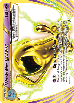 Wobbuffet BREAK #XY155 Wobbuffet BREAK - XY Black Star Promos - #XY155 - Pokemon TCG card
