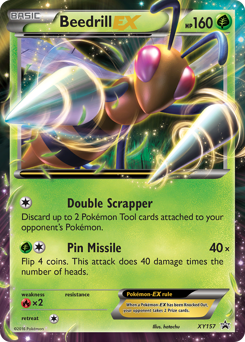 Beedrill-EX #XY157 Beedrill-EX - XY Black Star Promos - #XY157 - Pokemon TCG card