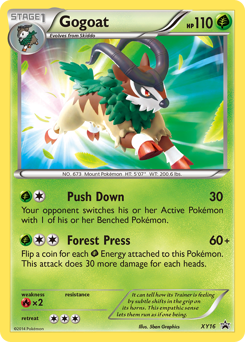 Gogoat - XY Black Star Promos - #XY16 - Pokemon TCG card